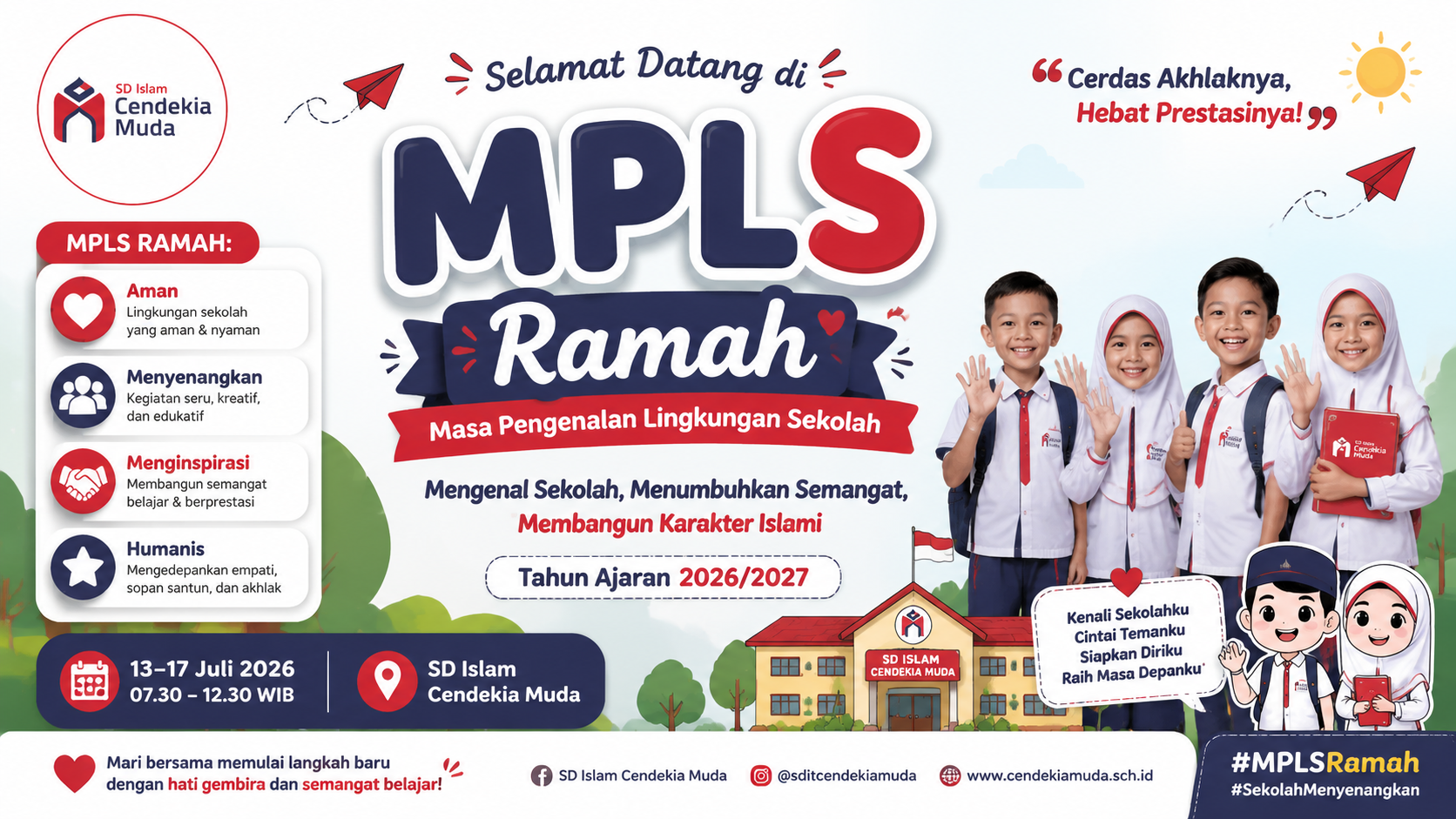 MPLS Ramah SDIT Cendekia Mudah berlangsung meriah dan hangat
